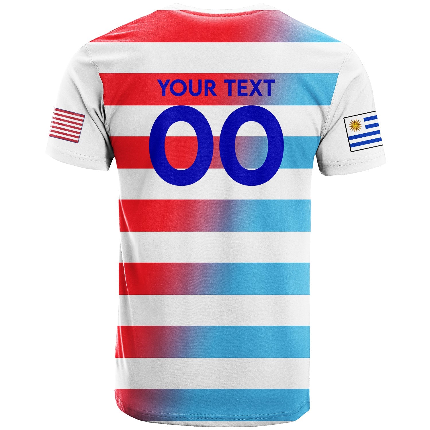 Custom USA and Uruguay T-Shirt Football 2022 Graphic Tee