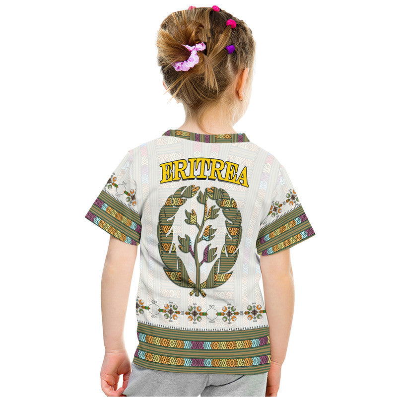 Eritrea T-Shirt Flag Of Eritrean Tibeb Style Graphic Tee