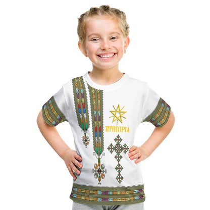 Custom Ethiopia T-Shirt Ethiopian Tibeb Basic Style Graphic Tee