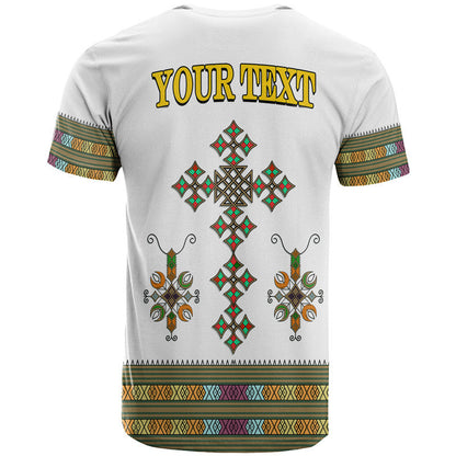 Custom Ethiopia T-Shirt Ethiopian Tibeb Basic Style Graphic Tee