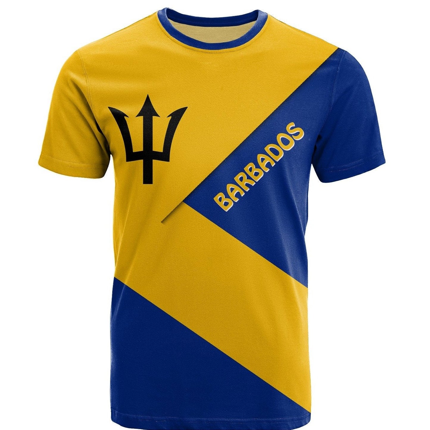 Barbados T-Shirt Barbados Flag Style Graphic Tee