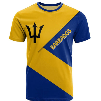 Barbados T-Shirt Barbados Flag Style Graphic Tee