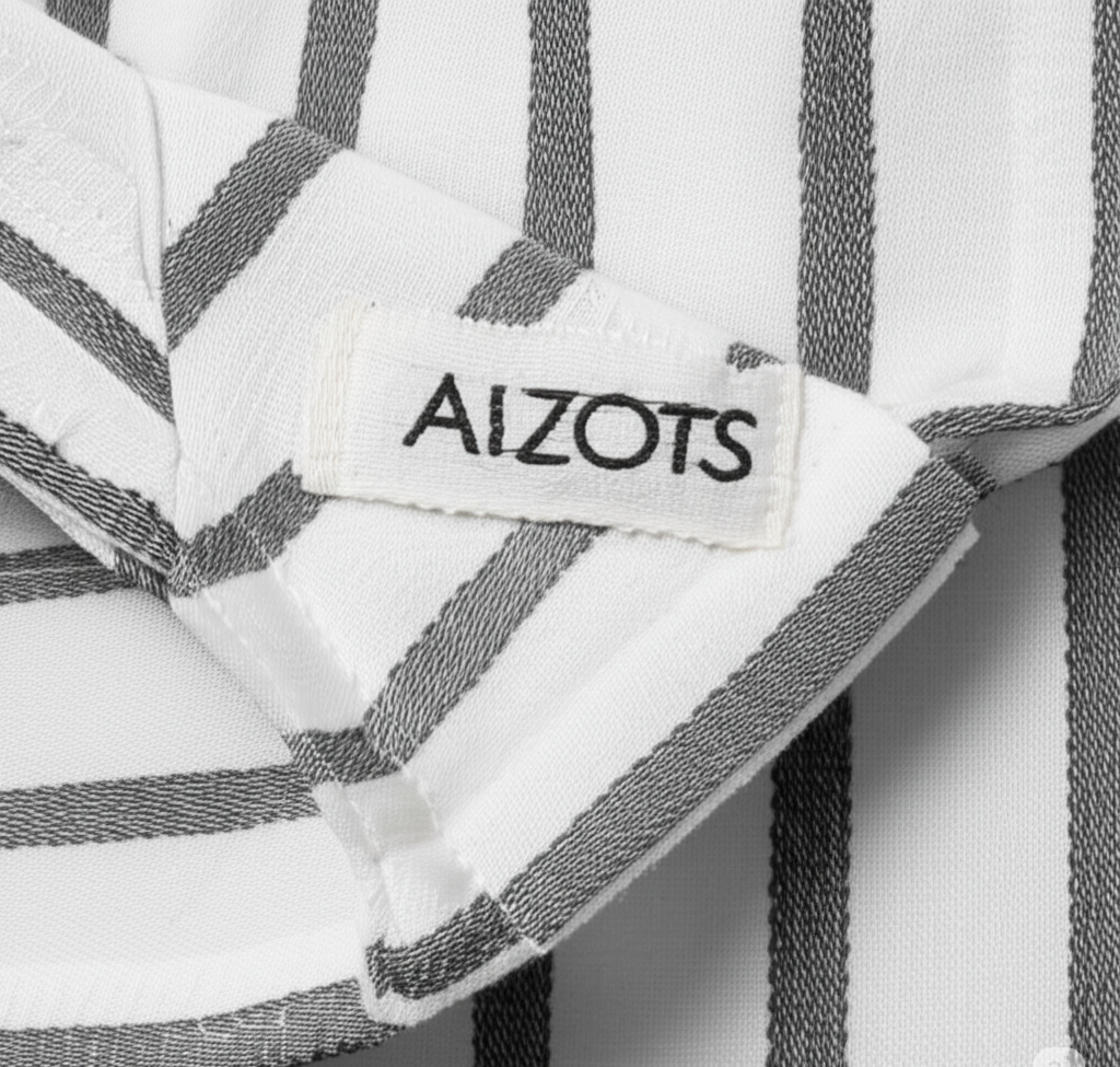 Aizots Striped Cotton Tablecloth – Classic Italian Red & White Checkered Dining Linen