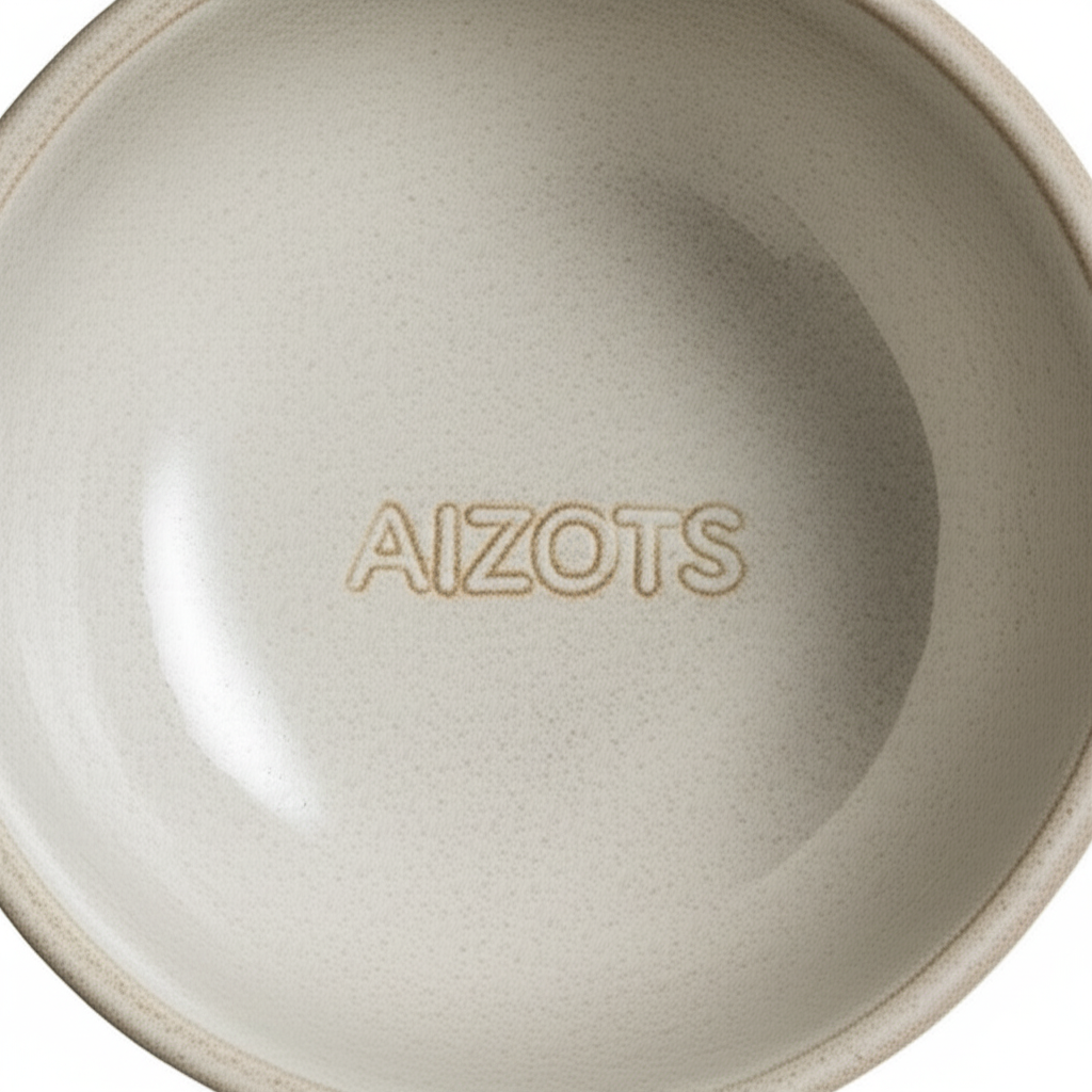 Aizots Hand-Glazed Stoneware Dipping Bowls – Set of 3 Artisan Mini Bowls for Sauces & Spices