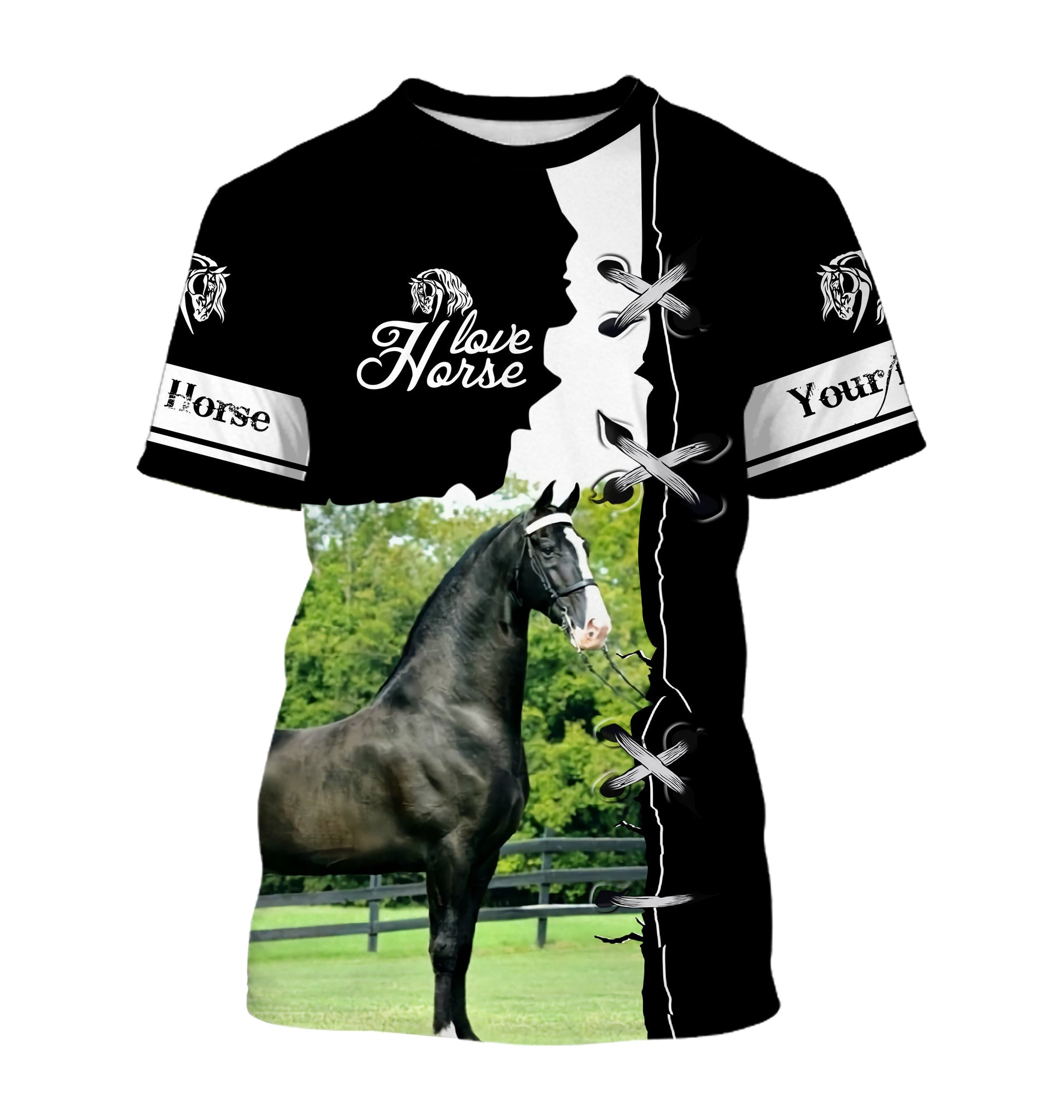 Tennessee Walking Horse Customize Name All Over Printed Shirts Personalized Horse Lovers Gift For Adult And Kid Graphic Tee