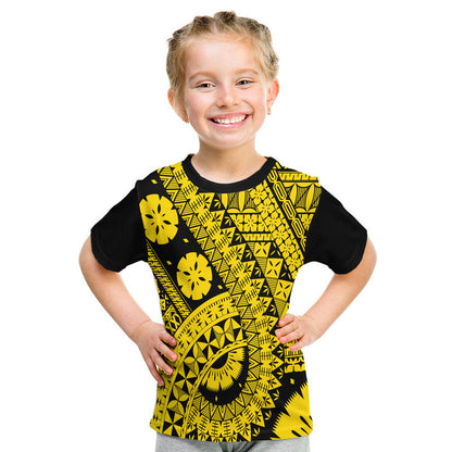 Polynesian Masi Kesa Gold Style T-Shirt Graphic Tee