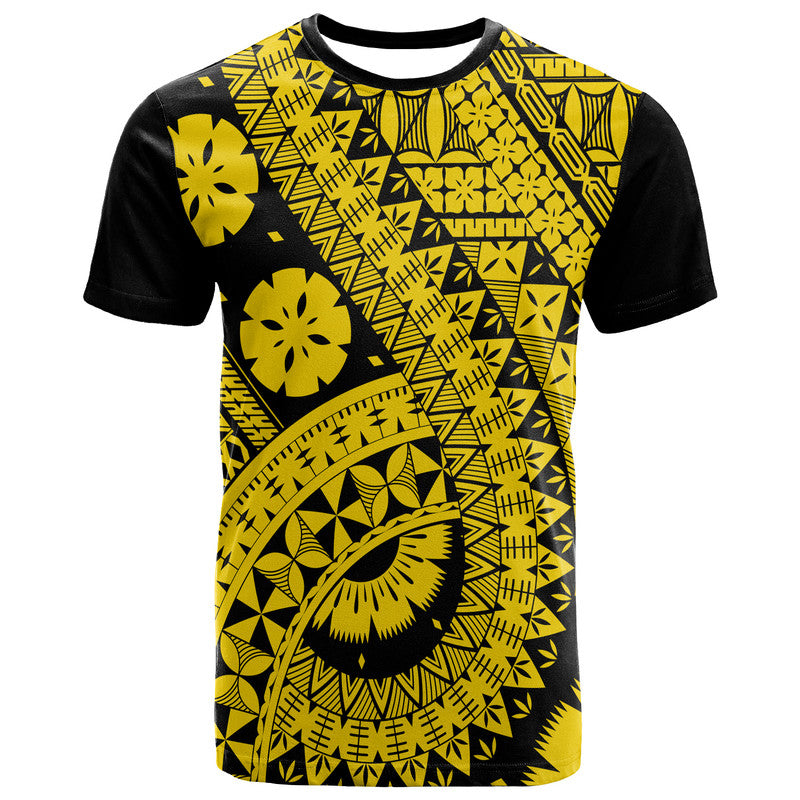 Polynesian Masi Kesa Gold Style T-Shirt Graphic Tee