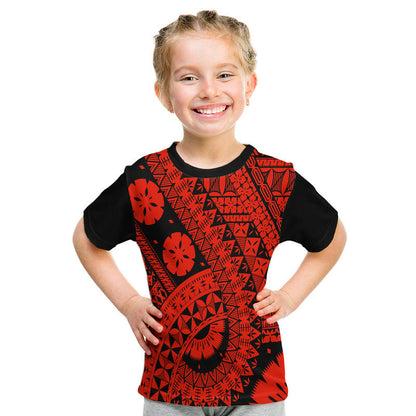Polynesian Masi Kesa Red Style T-Shirt Graphic Tee