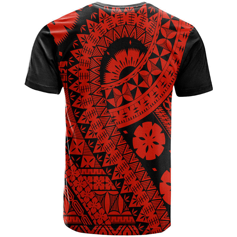 Polynesian Masi Kesa Red Style T-Shirt Graphic Tee