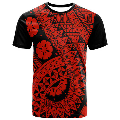Polynesian Masi Kesa Red Style T-Shirt Graphic Tee