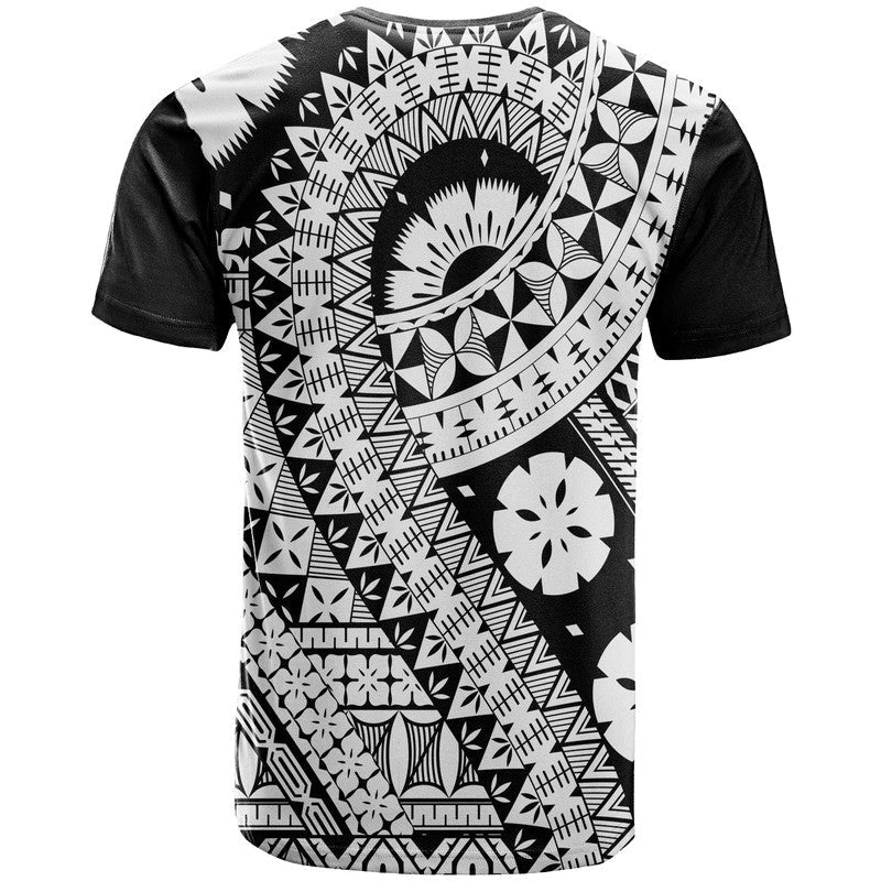 Polynesian Masi Kesa Black Style T-Shirt Graphic Tee