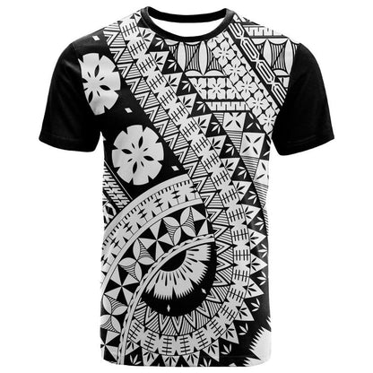 Polynesian Masi Kesa Black Style T-Shirt Graphic Tee