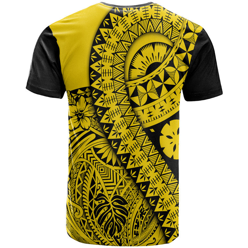 Polynesian Masi Kesa No2 Gold Style T-Shirt Graphic Tee