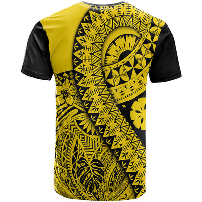 Polynesian Masi Kesa No2 Gold Style T-Shirt Graphic Tee