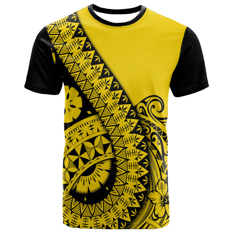 Polynesian Masi Kesa No2 Gold Style T-Shirt Graphic Tee
