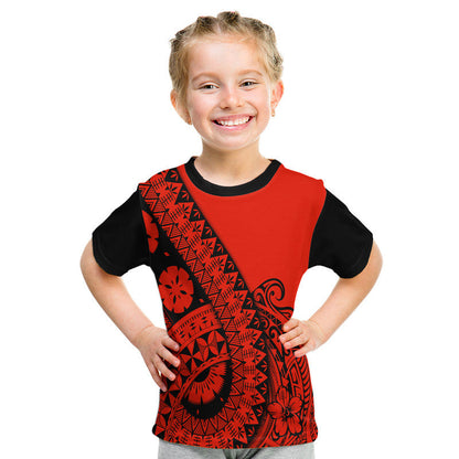 Polynesian Masi Kesa No2 Red Style T-Shirt Graphic Tee