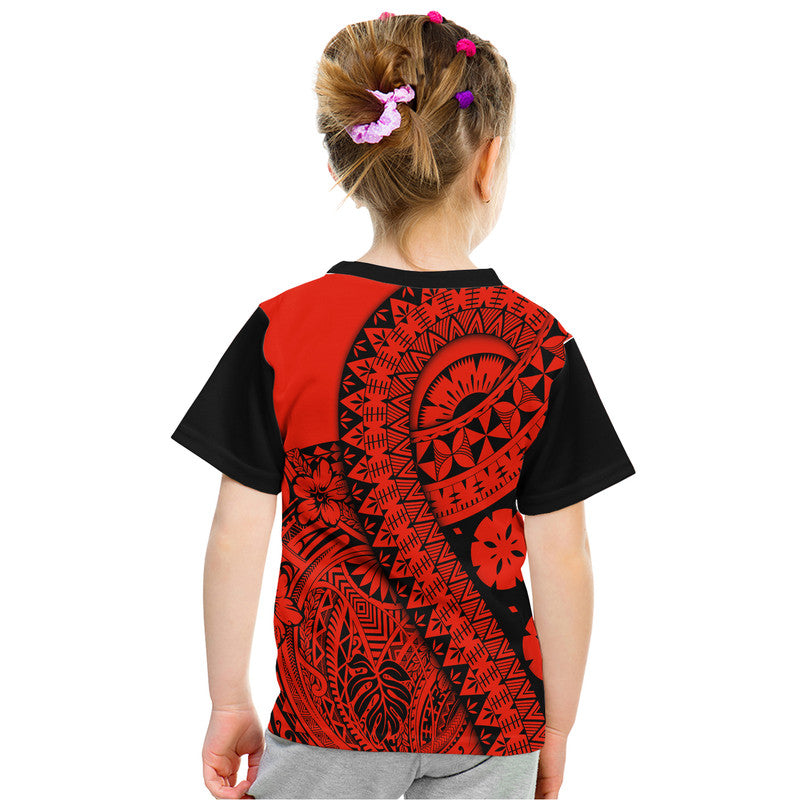 Polynesian Masi Kesa No2 Red Style T-Shirt Graphic Tee