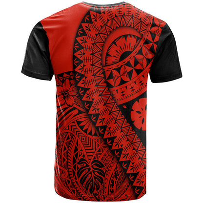 Polynesian Masi Kesa No2 Red Style T-Shirt Graphic Tee