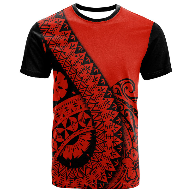 Polynesian Masi Kesa No2 Red Style T-Shirt Graphic Tee