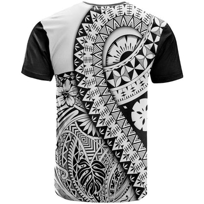 Polynesian Masi Kesa No2 Black Style T-Shirt Graphic Tee