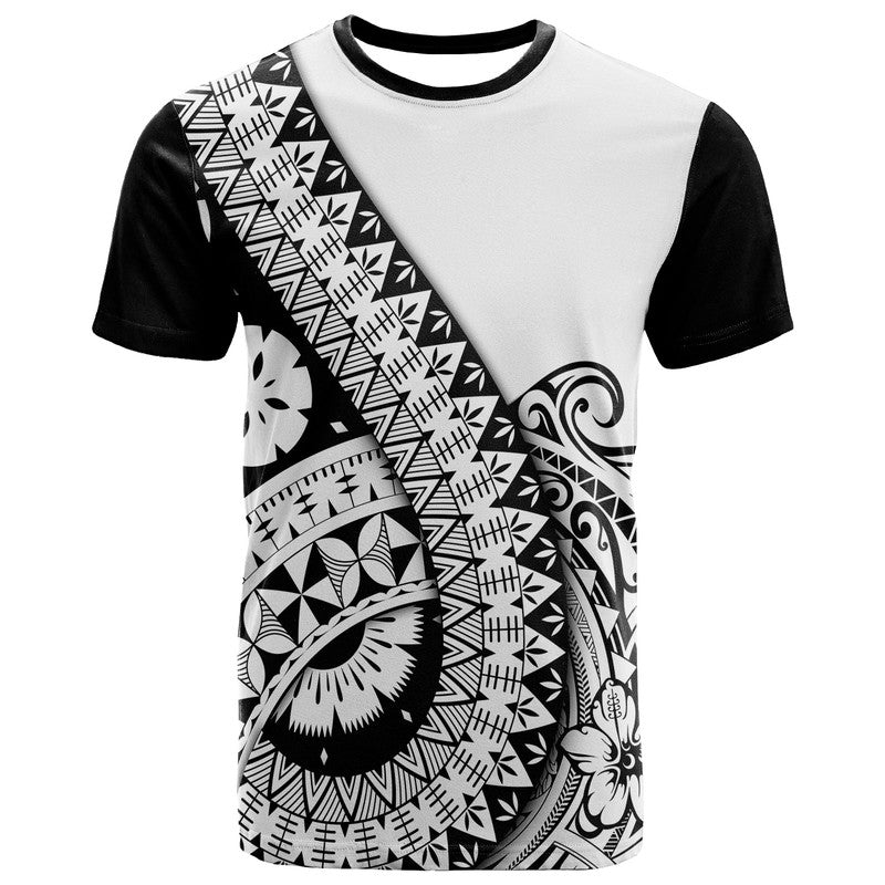Polynesian Masi Kesa No2 Black Style T-Shirt Graphic Tee