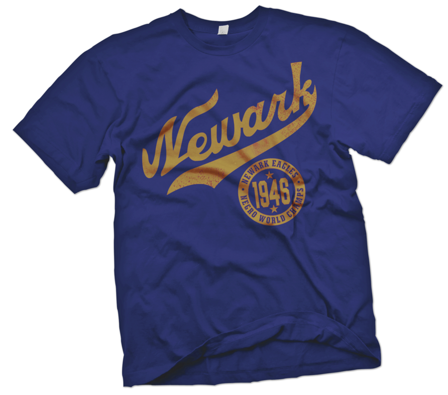 African T-Shirt Newark Eagles Yellow Painted African Tee Graphic Tee