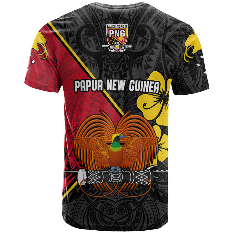 The Kumuls PNG T-Shirt Papua New Guinea Polynesian Dynamic Style Black Graphic Tee