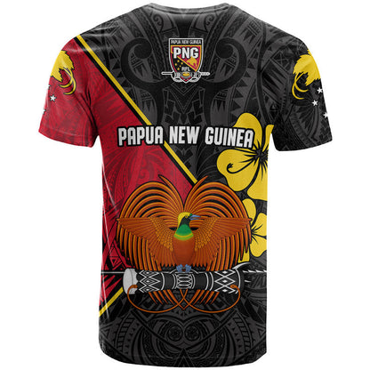 The Kumuls PNG T-Shirt Papua New Guinea Polynesian Dynamic Style Black Graphic Tee