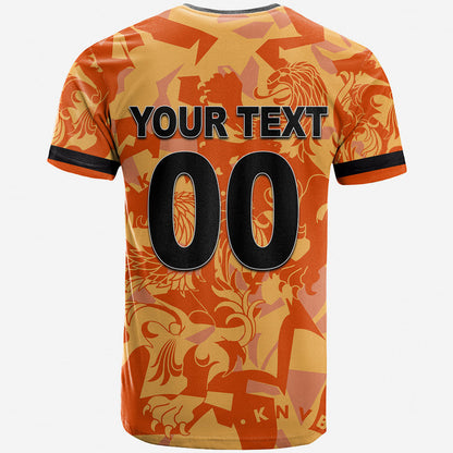 Custom Netherlands Soccer T-Shirt World Cup Champions Graphic Tee