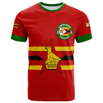Custom Zimbabwe Cricket Jersey T-Shirt Graphic Tee