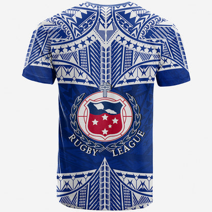 Toa Samoa Rugby T-Shirt Siva Tau Graphic Tee