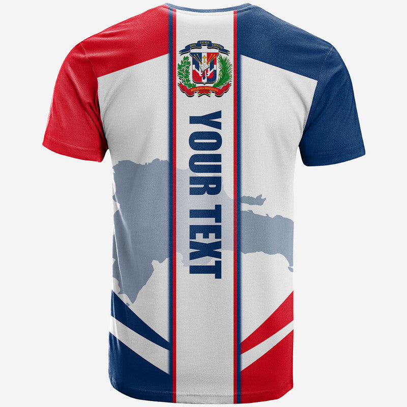 Custom Dominican Republic T-Shirt Simple Vibe Graphic Tee