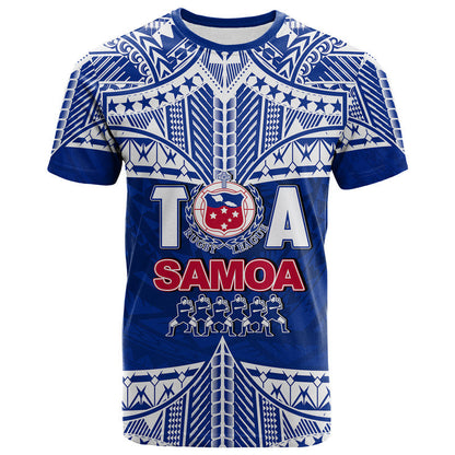 Toa Samoa Rugby T-Shirt Siva Tau Graphic Tee