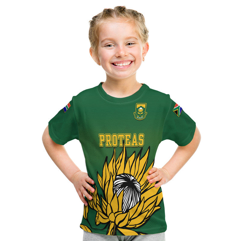 Custom South Africa National Cricket Team T-Shirt Proteas Sport Green Style Graphic Tee