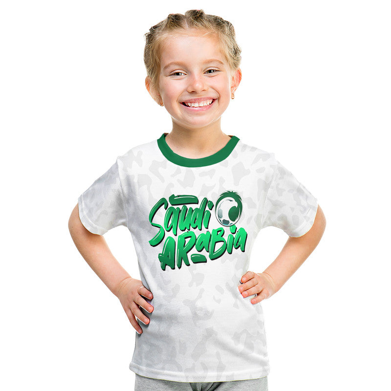 Custom Saudi Arabia Football Qatar 2022 T-Shirt Graphic Tee