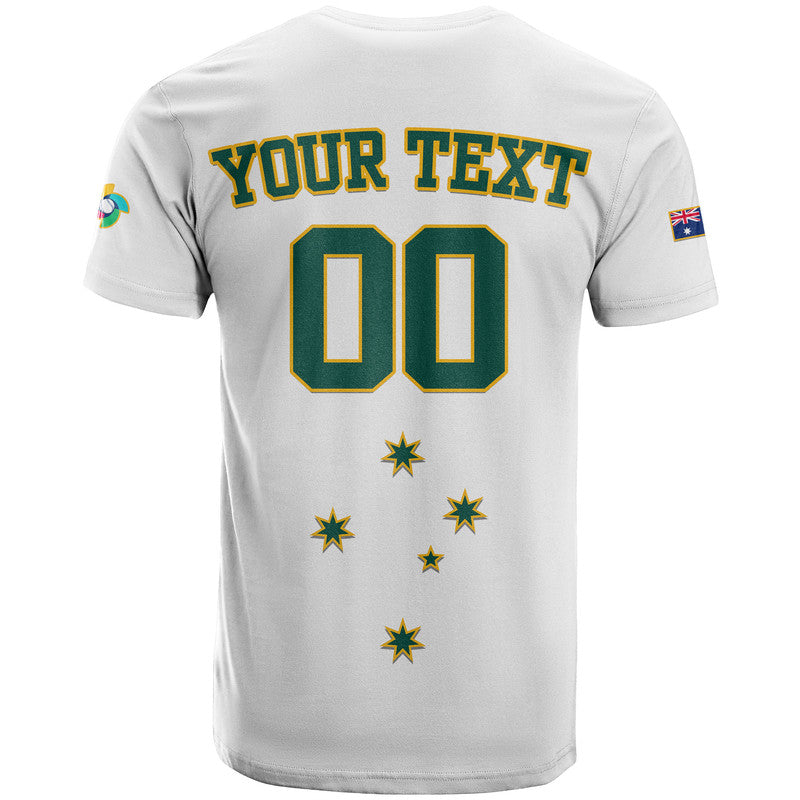Custom Baseball Australia Home Kit T-Shirt Graphic Tee