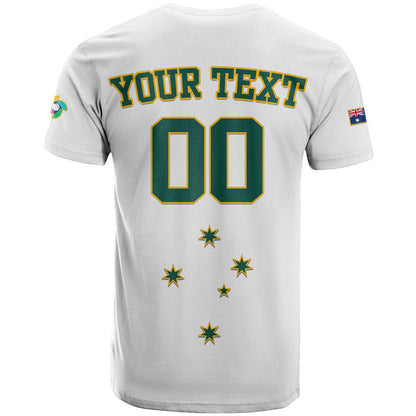 Custom Baseball Australia Home Kit T-Shirt Graphic Tee