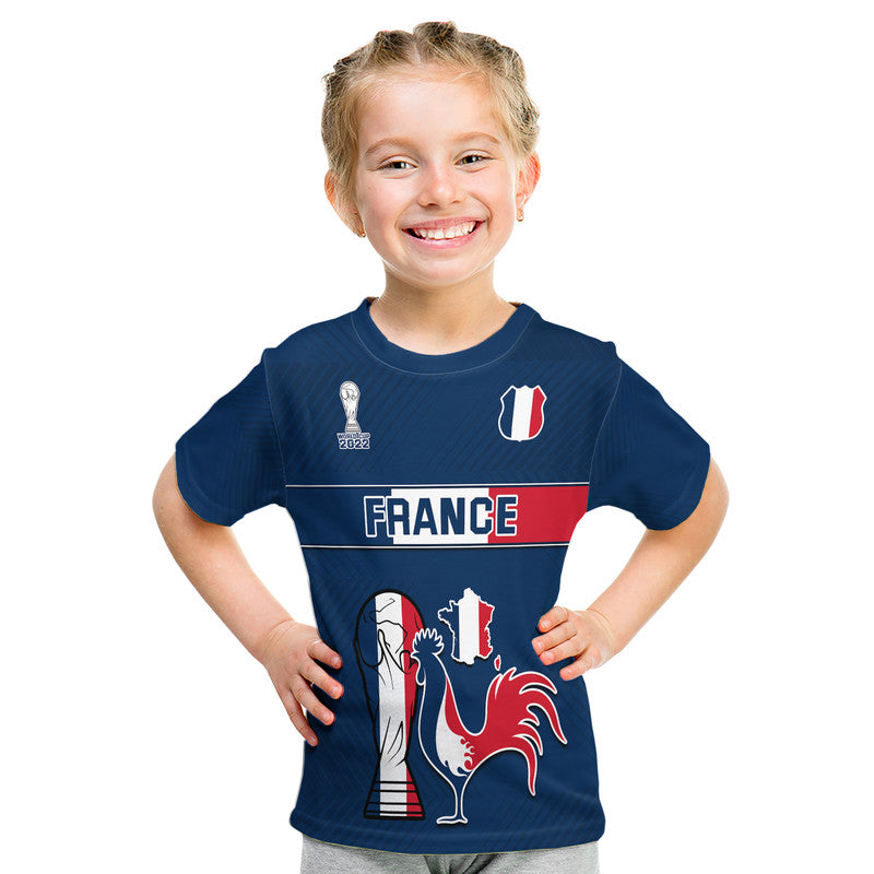 France Rooster Les Bleus Football T-Shirt Graphic Tee