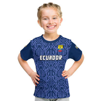 Custom Ecuador Football La Tri Qatar 2022 World Cup T-Shirt Graphic Tee