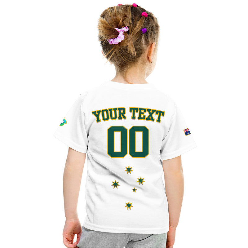 Custom Baseball Australia Home Kit T-Shirt Graphic Tee