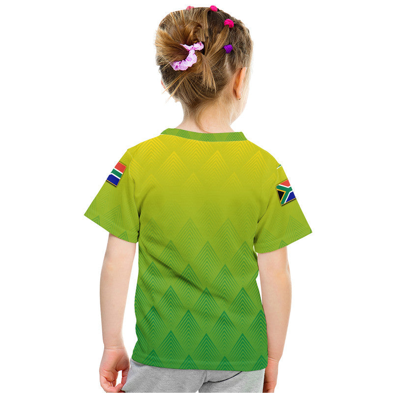 South Africa National Cricket Team T-Shirt Proteas Sports Yellow Style Graphic Tee