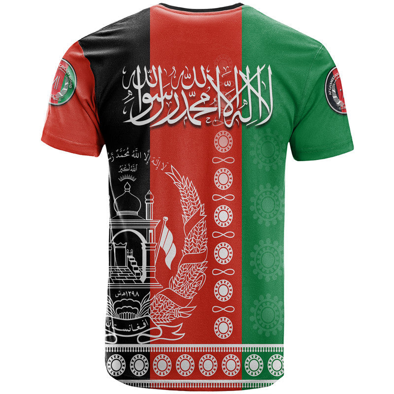 Afghanistan Mens Cricket Team Afghan Traditional Pattern T-Shirt Graphic Tee
