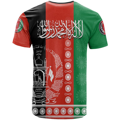 Afghanistan Mens Cricket Team Afghan Traditional Pattern T-Shirt Graphic Tee