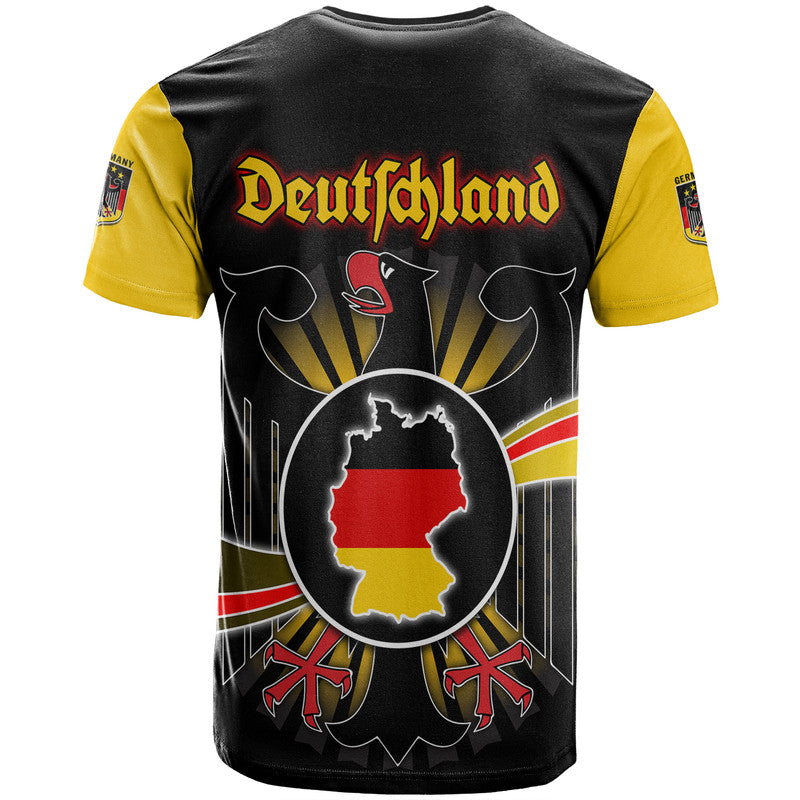 Germany Football Black Eagle Jersey Deutschland Champion T-Shirt Graphic Tee