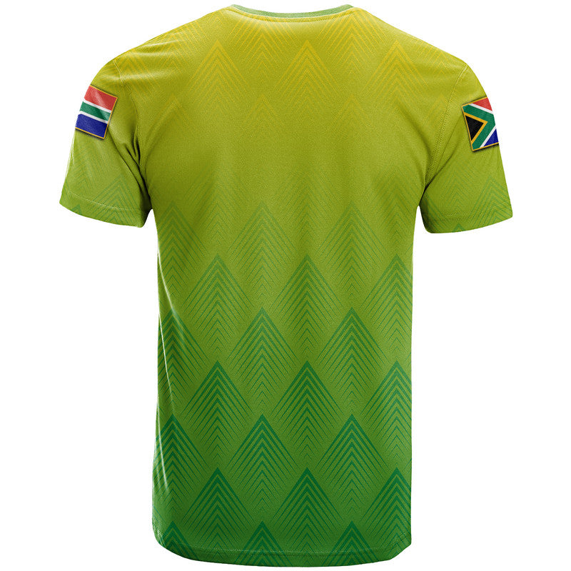 South Africa National Cricket Team T-Shirt Proteas Sports Yellow Style Graphic Tee