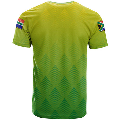 South Africa National Cricket Team T-Shirt Proteas Sports Yellow Style Graphic Tee