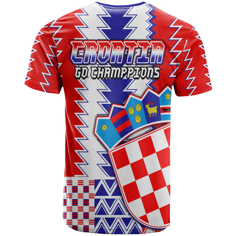 Croatia Football Sport Style T-Shirt Graphic Tee