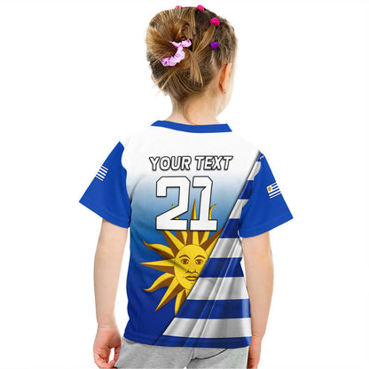 Custom Uruguay Football La Celeste World Cup T-Shirt Graphic Tee