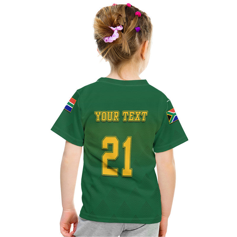 Custom South Africa National Cricket Team T-Shirt Proteas Sport Green Style Graphic Tee