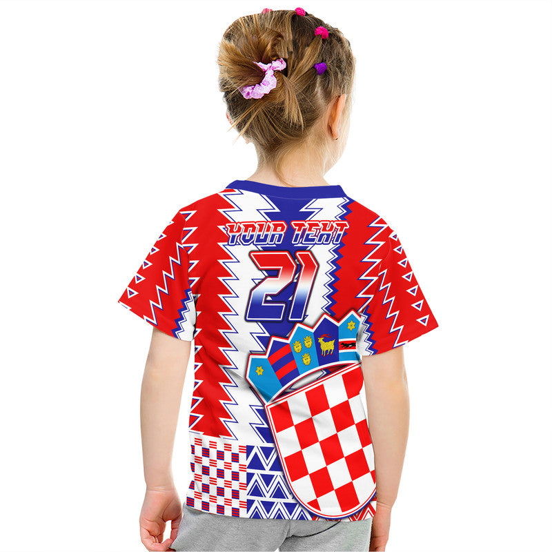 Custom Croatia Football Sport Style T-Shirt Graphic Tee